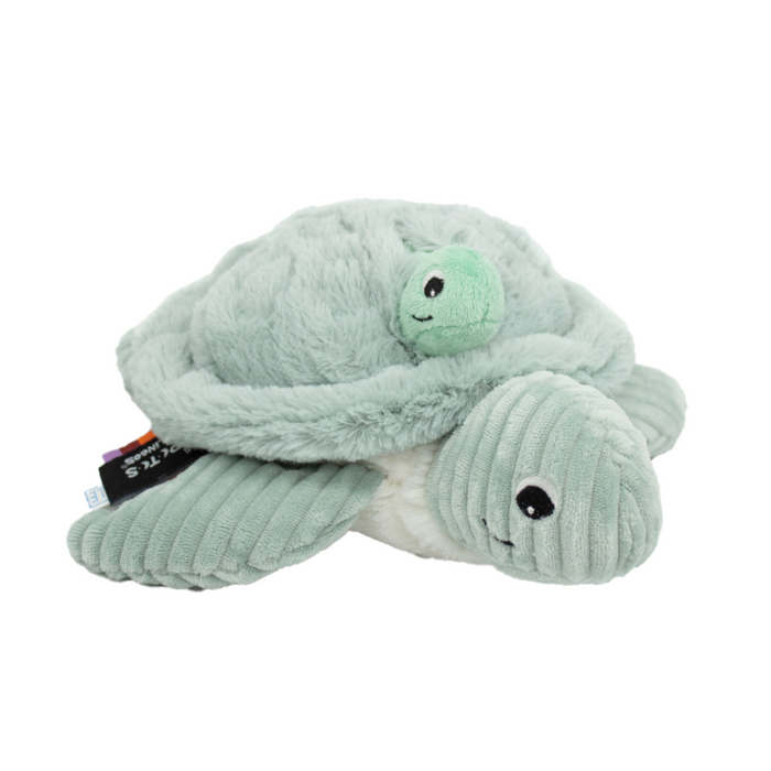 Triaction Toys | Sauvenou the Turtle Mama with Baby | Mint