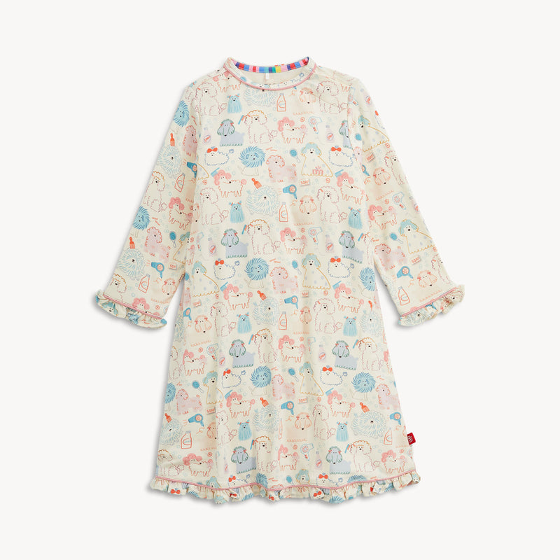 Magnetic Me | Long Sleeve Nightgown | Poodle Pawlor