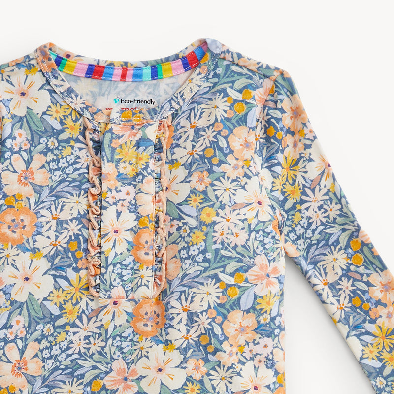 Magnetic Me | Ruffle Long Sleeve Pajama Set | Flora