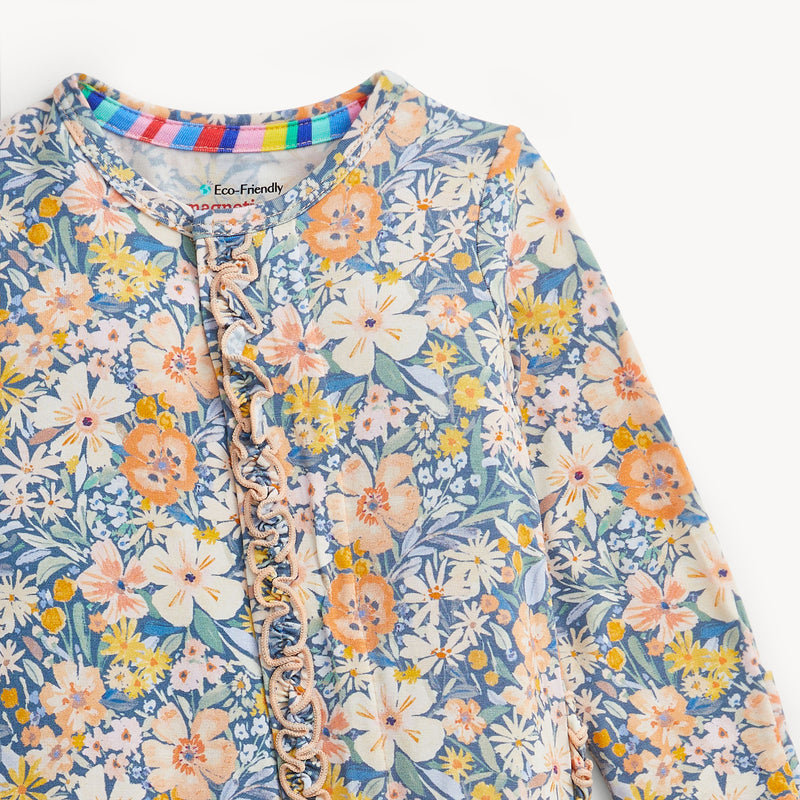 Magnetic Me | Modal Ruffle Footie | Flora