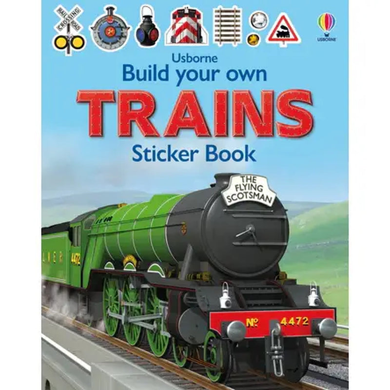 Usborne Books | Build Your Own Trains Sticker Book