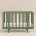 M29880OL,Babyletto,Pogo 8-in-1 Convertible Crib w/All-Stages Conversion Kits in Olive