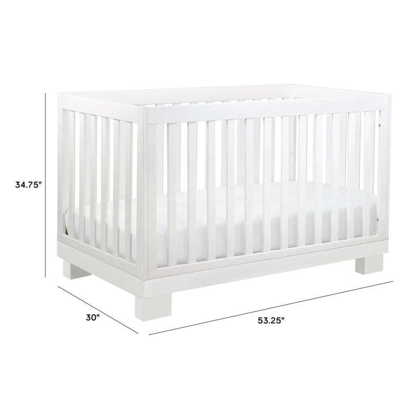 Babyletto Modo 3-in-1 Convertible Crib with Toddler Bed Conversion Kit