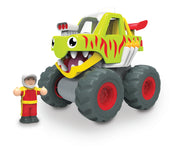 WOW Toys Mack Monster Truck with monster teeth and driver figure