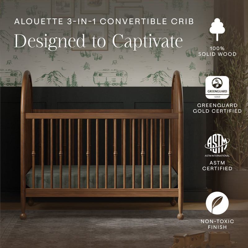 Namesake Alouette 3-in-1 Convertible Spindle Crib