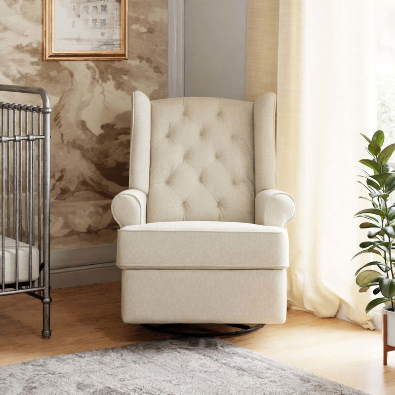 Namesake Harbour Electronic Recliner and Swivel Glider in Eco-Performance Fabric with USB port | Water Repellent & Stain Resistant