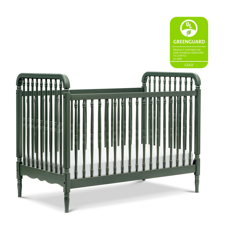 Namesake Liberty 3-in-1 Convertible Spindle Crib with Toddler Bed Conversion Kit