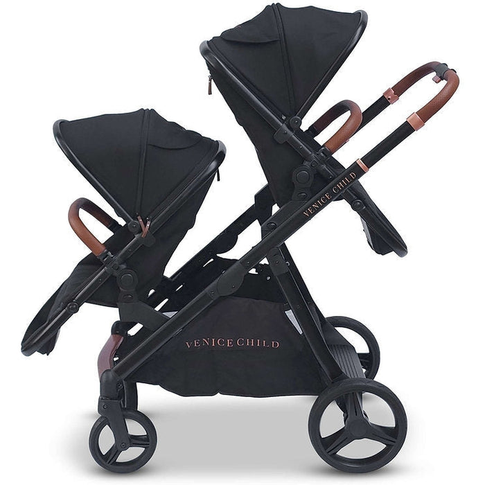 Venice Child Ventura Single to Double Stroller with 2nd Toddler Seat (Package # 3)