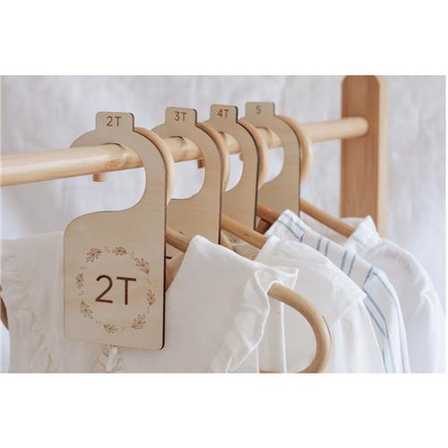 Fephas Wooden Hanging Closet Dividers