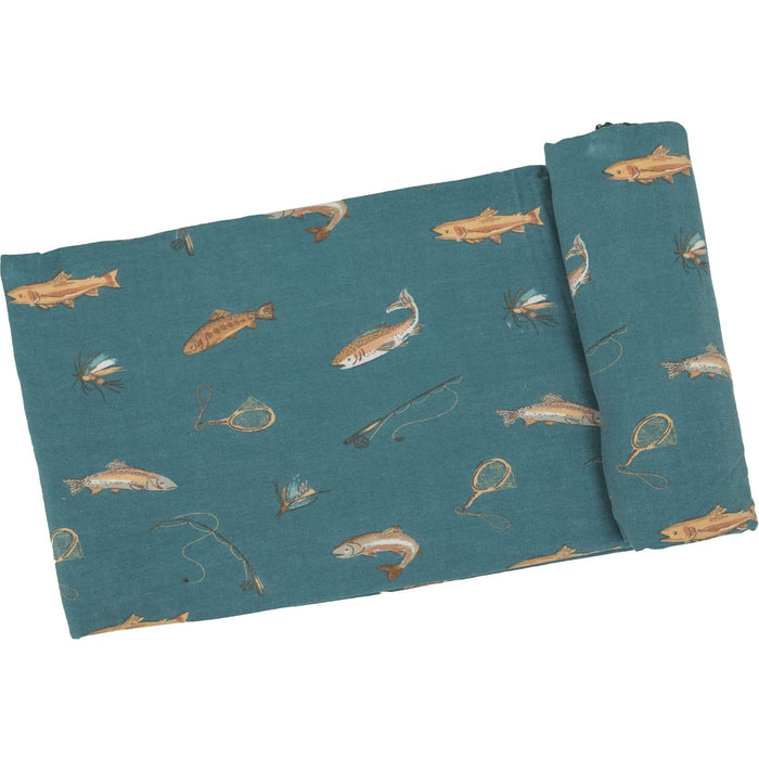 Angel Dear Trout Swaddle Blanket