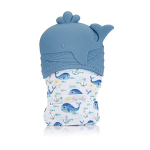 Itzy Mitt Silicon Teether | Whale