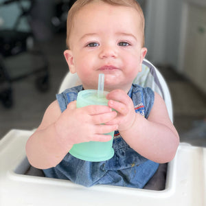 Olababy Training Cup with Lid + Straw