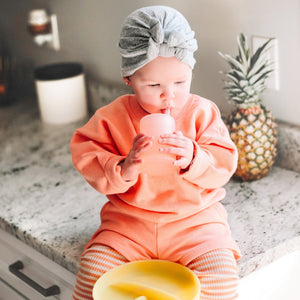 Olababy Training Cup with Lid + Straw