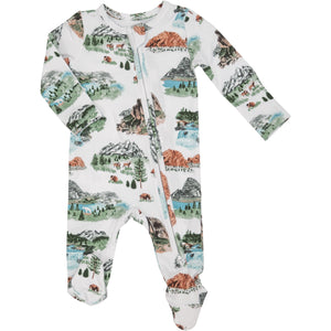 Angel Dear National Parks 2-Way Zipper Footie