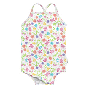 Green Sprouts Easy Change Eco Swimsuit | Turtle Floral
