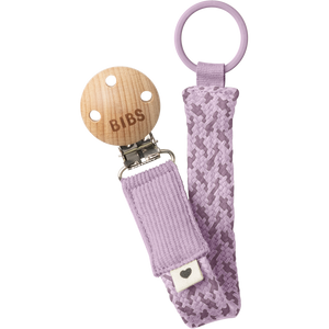 BIBS Pacifier Clip | Violet Sky/Mauve