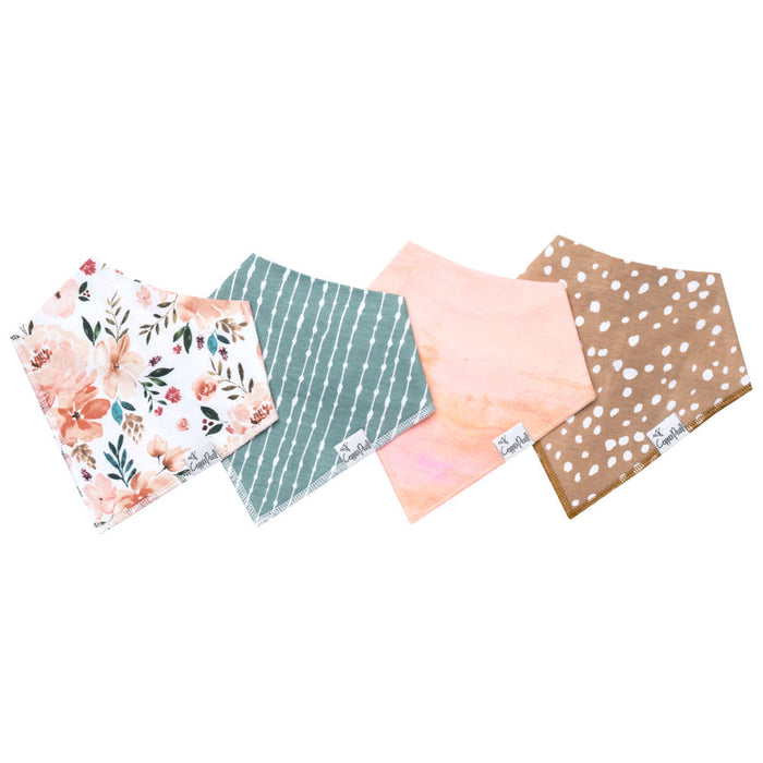 Copper Pearl | Bandana Bibs (4-pack) | Autumn