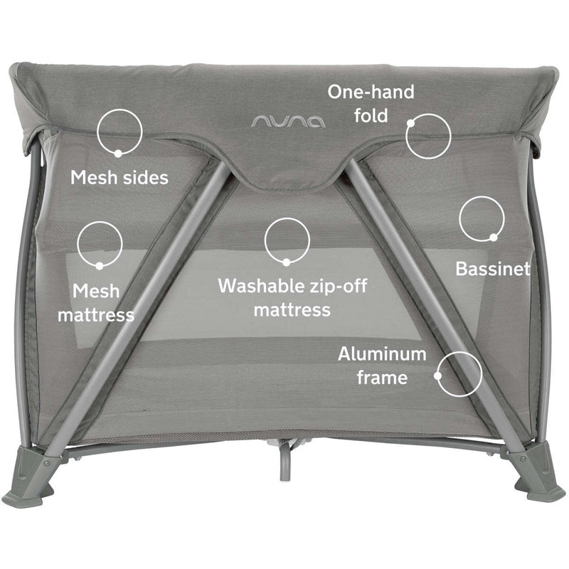 Nuna COVE Aire Go Playard + Bassinet