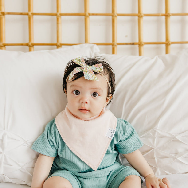Copper Pearl | Bandana Bibs (4-Pack) | Lemon