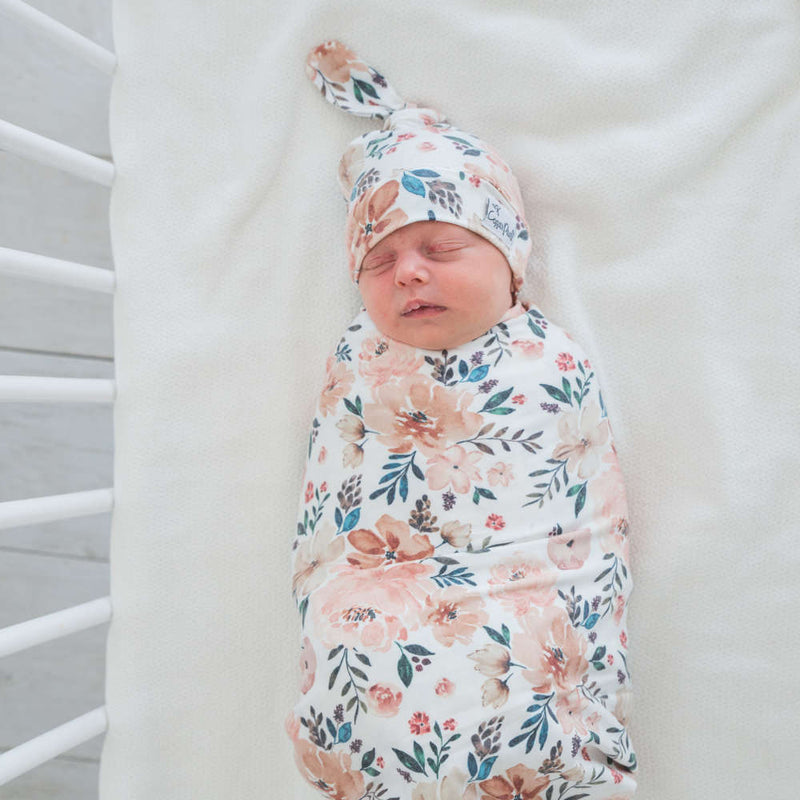 Copper Pearl | Knit Swaddle Blanket | Autumn