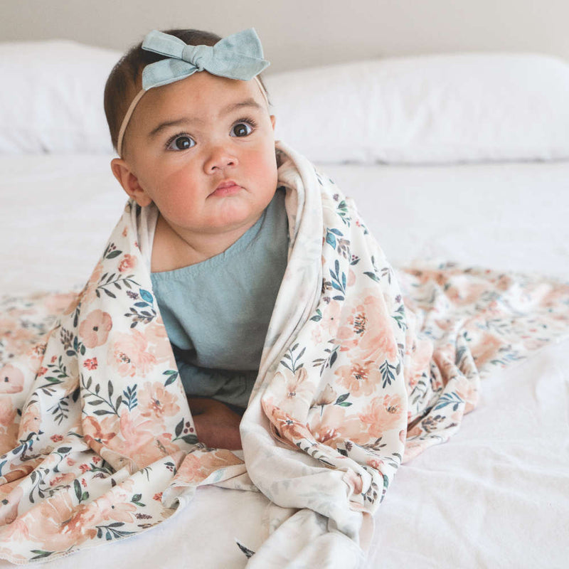 Copper Pearl | Knit Swaddle Blanket | Autumn