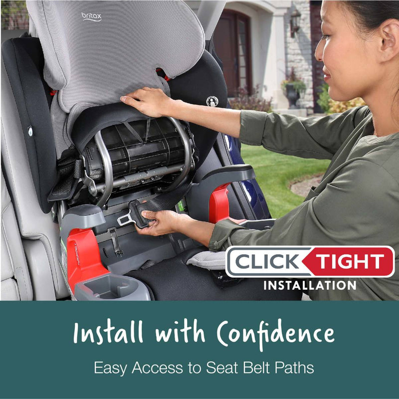 britax car seat cushion install Britax Grow With You Clicktight Harness-to-Booster Seat — The Kangaroo Pouch