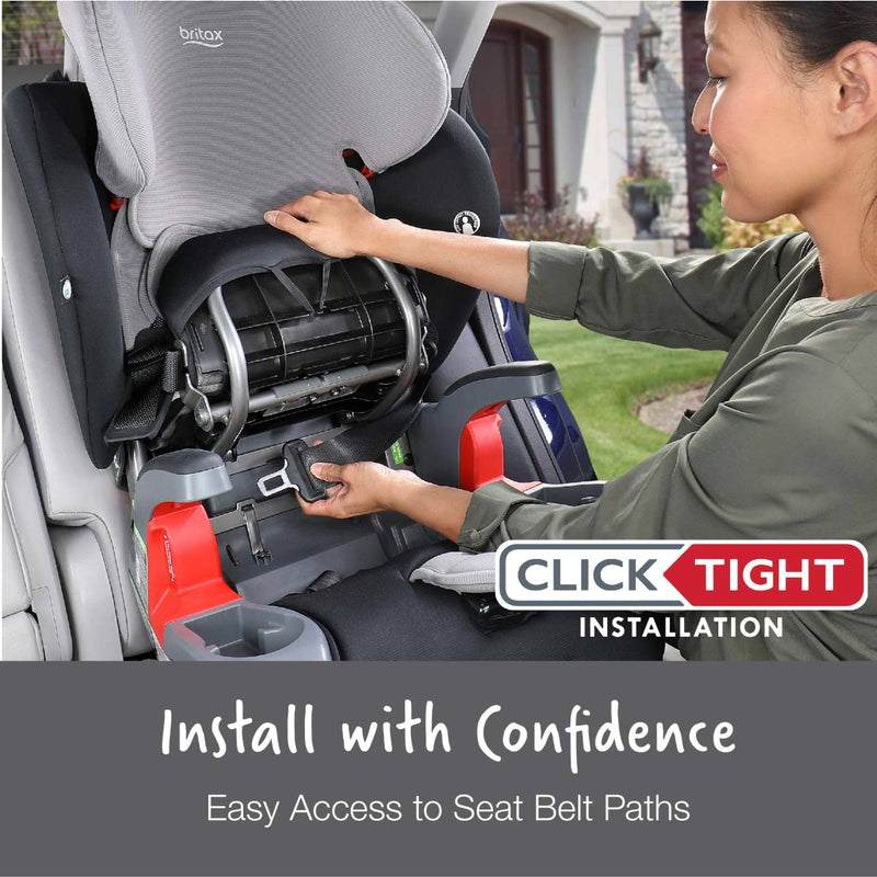 converting britax car seat to booster Britax Grow With You Clicktight Harness-to-Booster Seat — The Kangaroo Pouch
