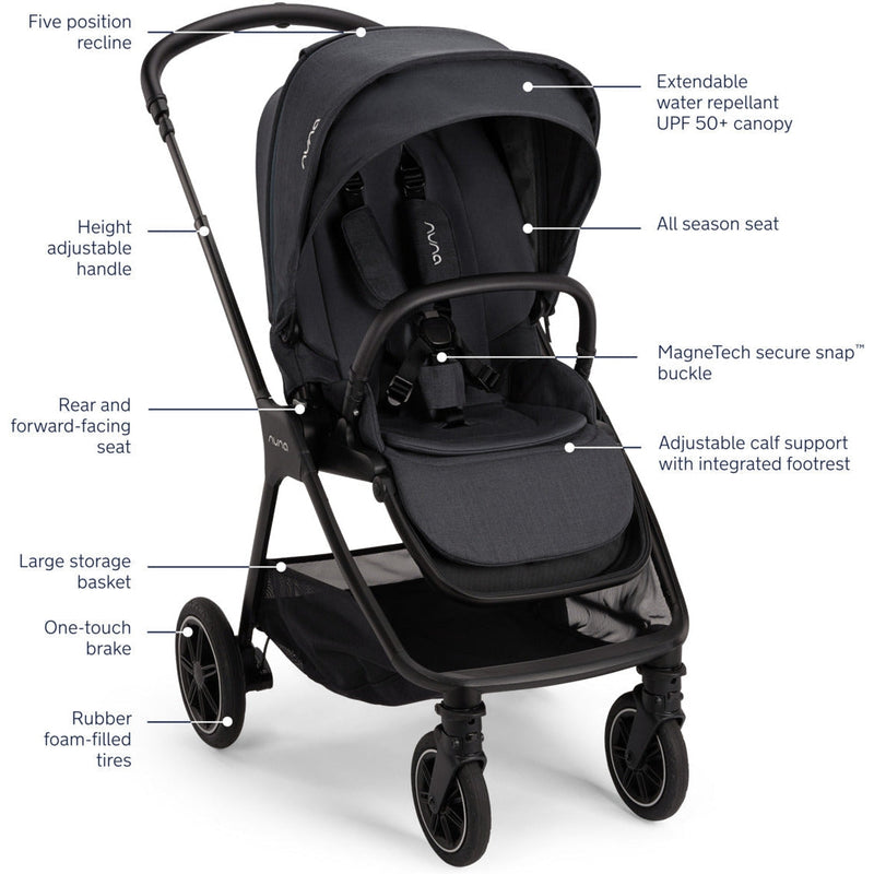 Nuna TRIV Next Stroller + PIPA Urbn Travel System