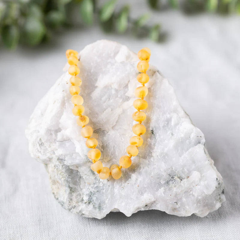 R.B. Amber Necklace | Raw Honey Baltic Amber