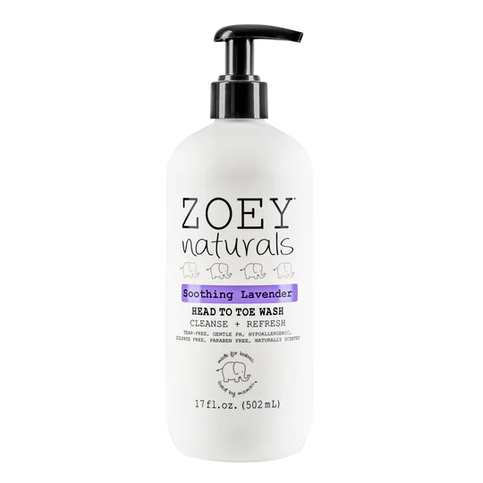 Zoey Naturals Head to Toe Wash/Lavendar