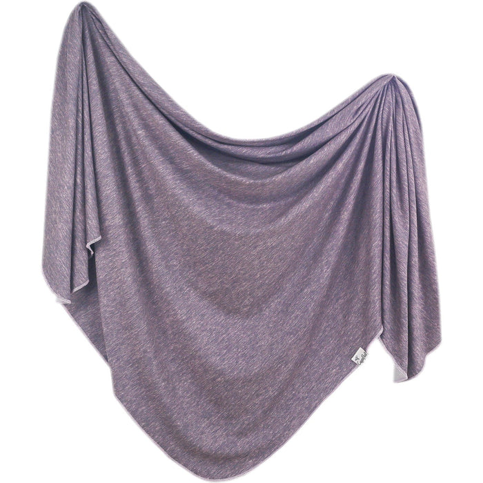 Copper Pearl Knit Swaddle Blanket | Violet