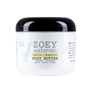 Zoey Naturals Vanilla + Grapefruit Body Butter (4oz)