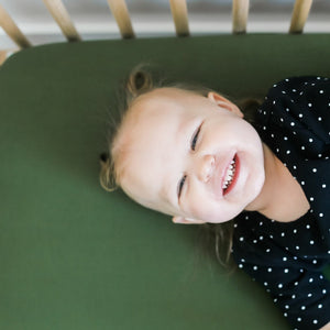 Copper Pearl Premium Knit Fitted Crib Sheet | Alder