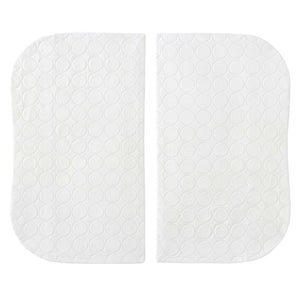 HALO Bassinest White Mattress Pad Twin 2-Pack