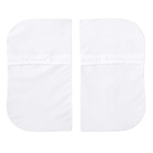 HALO Bassinest White Mattress Pad Twin 2-Pack