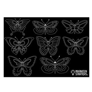 Imagination Starter Chalkboard Butterfly Placemat