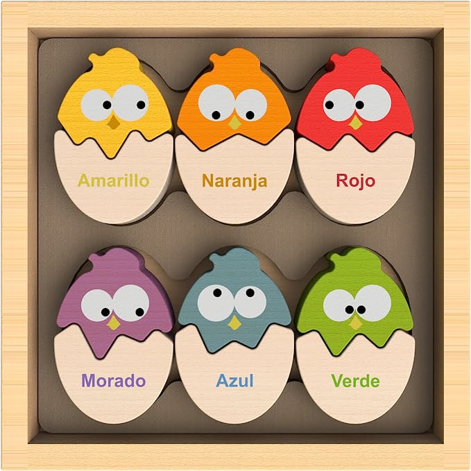 BeginAgain-Color 'N Eggs Bilingual Matching