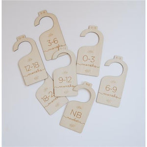Fephas Wooden Hanging Closet Dividers