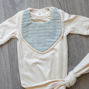 Billy Bib- Reversible Handmade Bib- Lennon