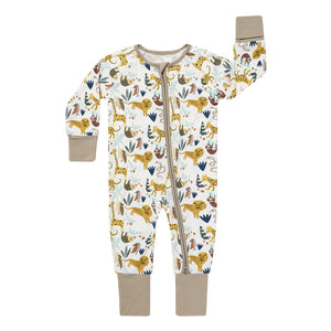 Emerson and Friends Jungle Friends Bamboo Footie Pajamas