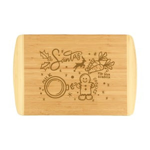 Viv & Lou- Santa Two Toned Cutting Board