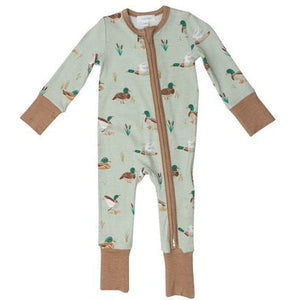 Angel Dear Ducks 2-Way Zipper Romper